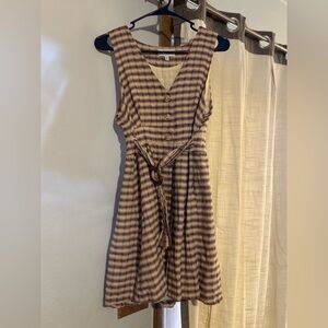 GILLI women size MEDIUM Plaid Sleeveless Dress y2k party travel vacation